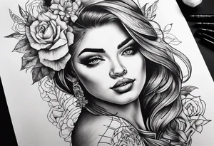 Jeu de carte tattoo idea