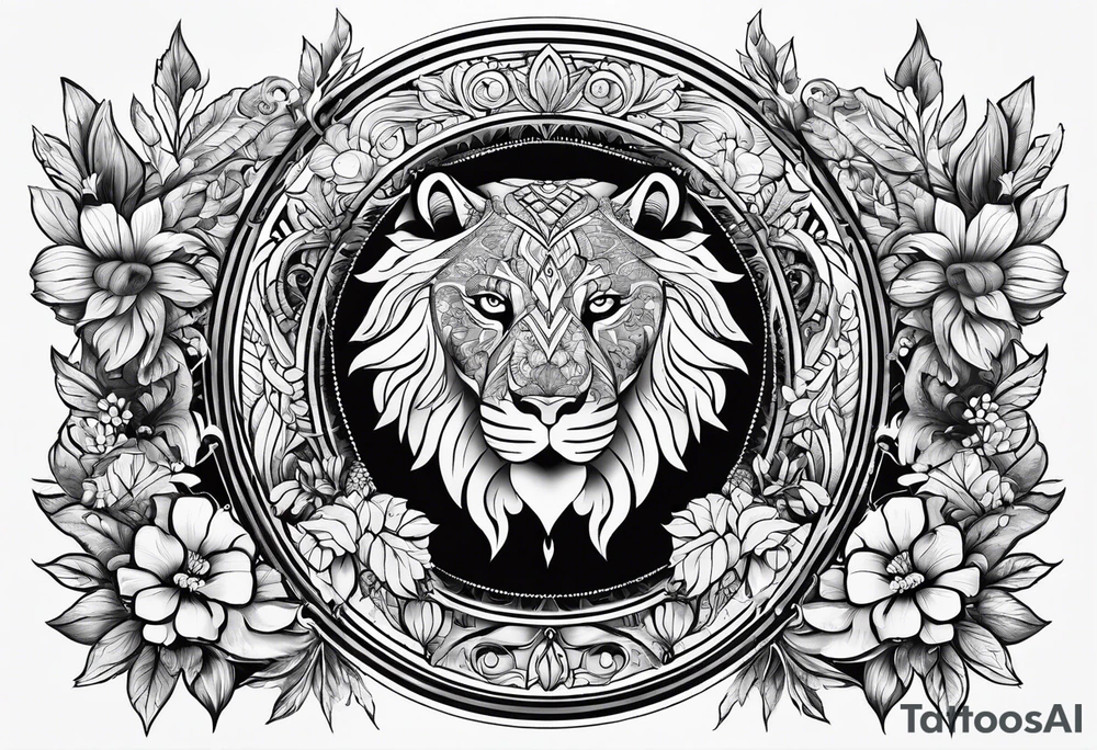 Healing with animals as the symbol tattoo idea