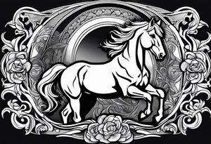 Pferd tattoo idea