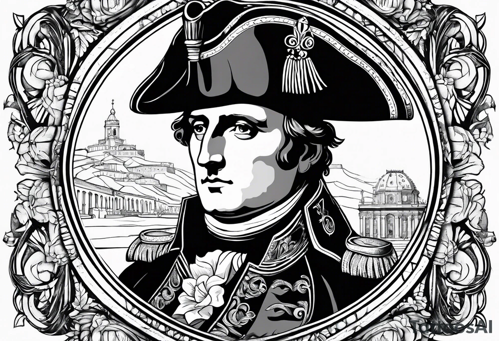 napoleon tattoo with text tattoo idea