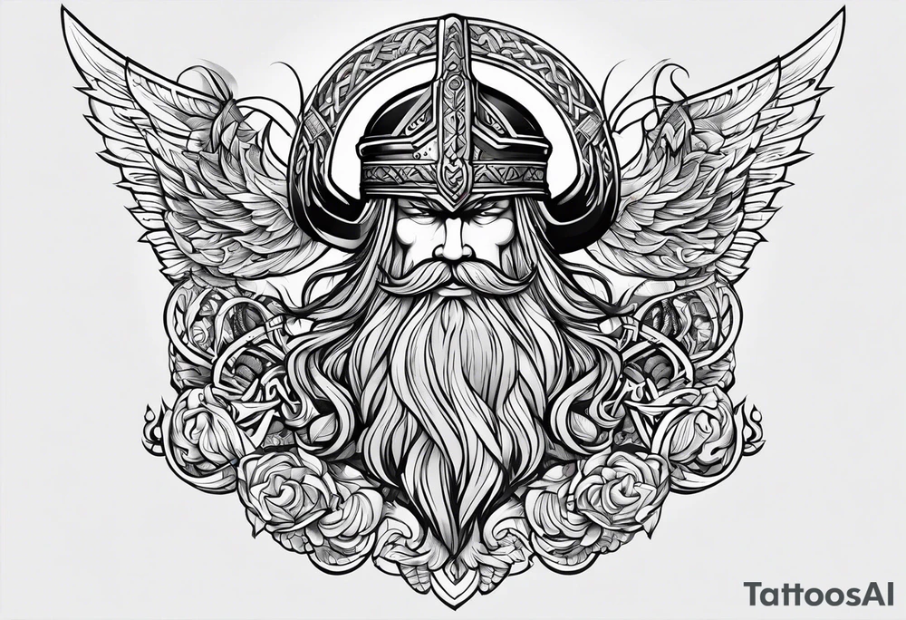 Viking style tattoo idea