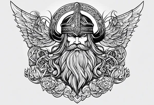 Viking style tattoo idea