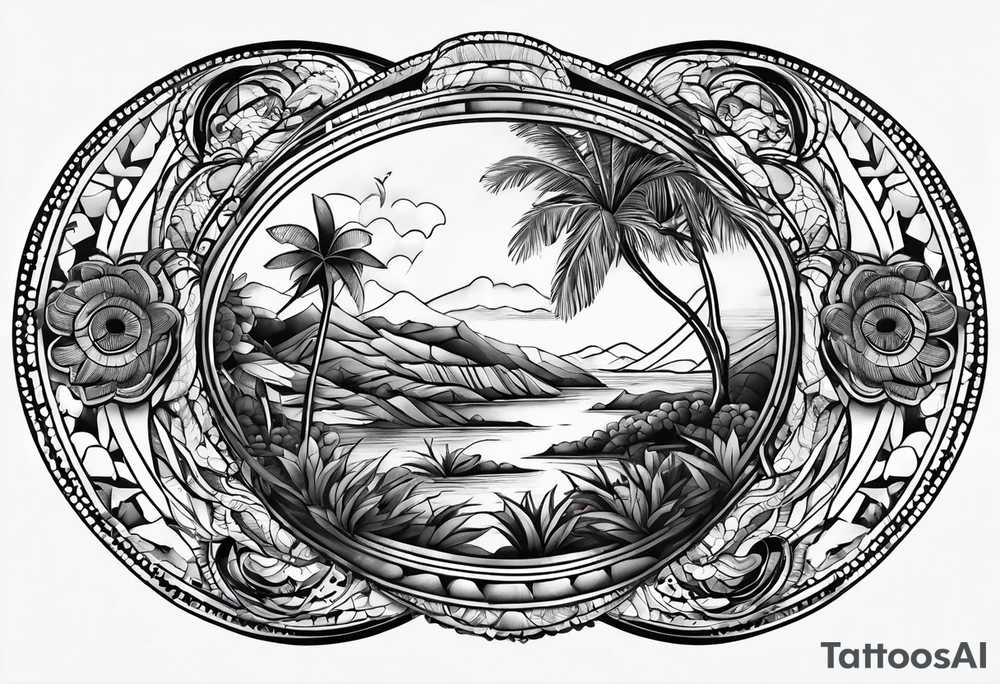 Circular tattoo idea
