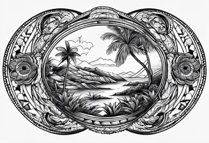 Circular tattoo idea
