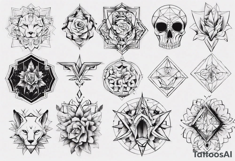 Человек разлитается птицами tattoo idea