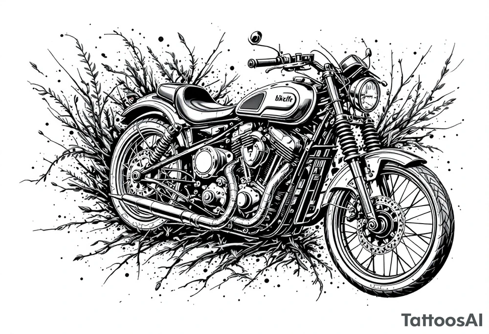 Bikelife tattoo simple text only tattoo idea