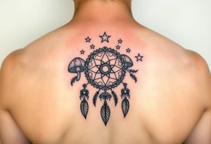 Mushrooms dreamcatcher
Stars tattoo idea