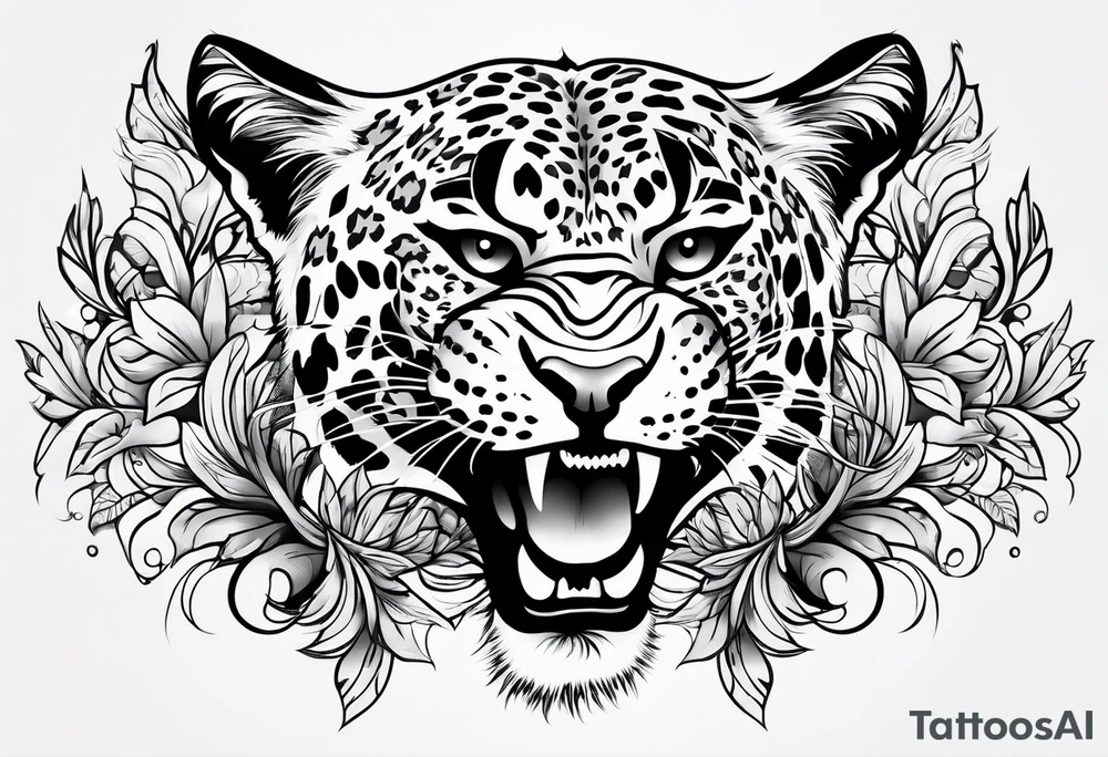 leopard tattoo idea