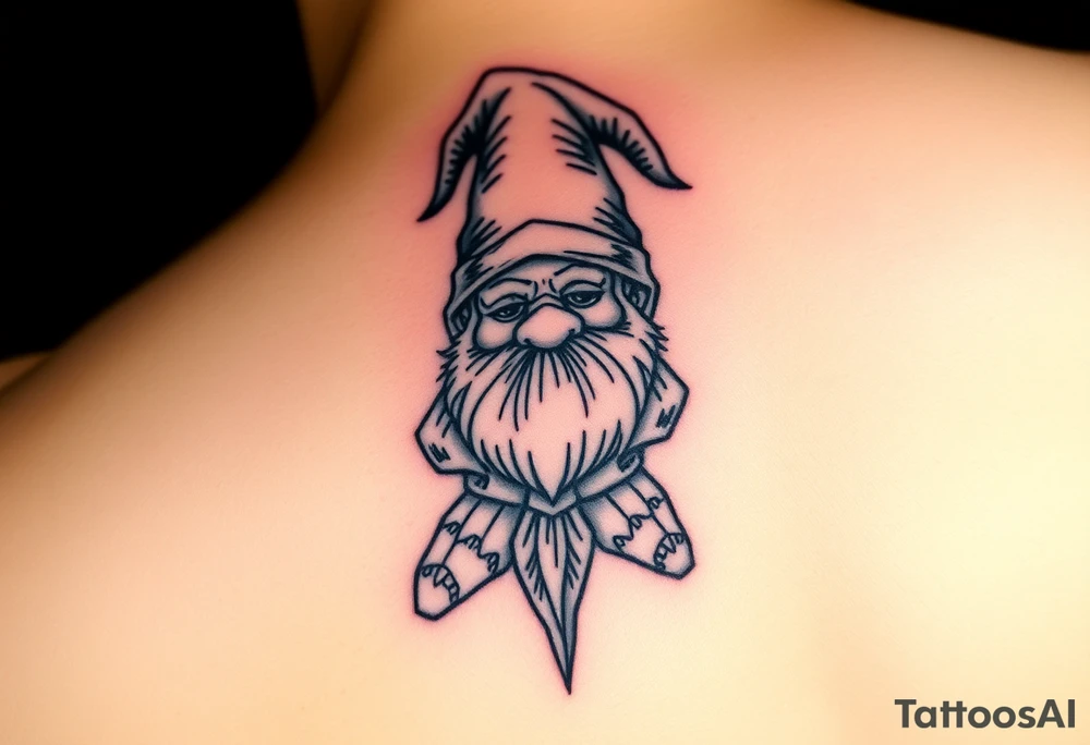 In loving memory gnome tattoos tattoo idea