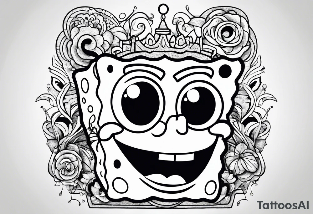 SpongeBob tattoo idea