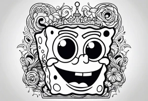 SpongeBob tattoo idea