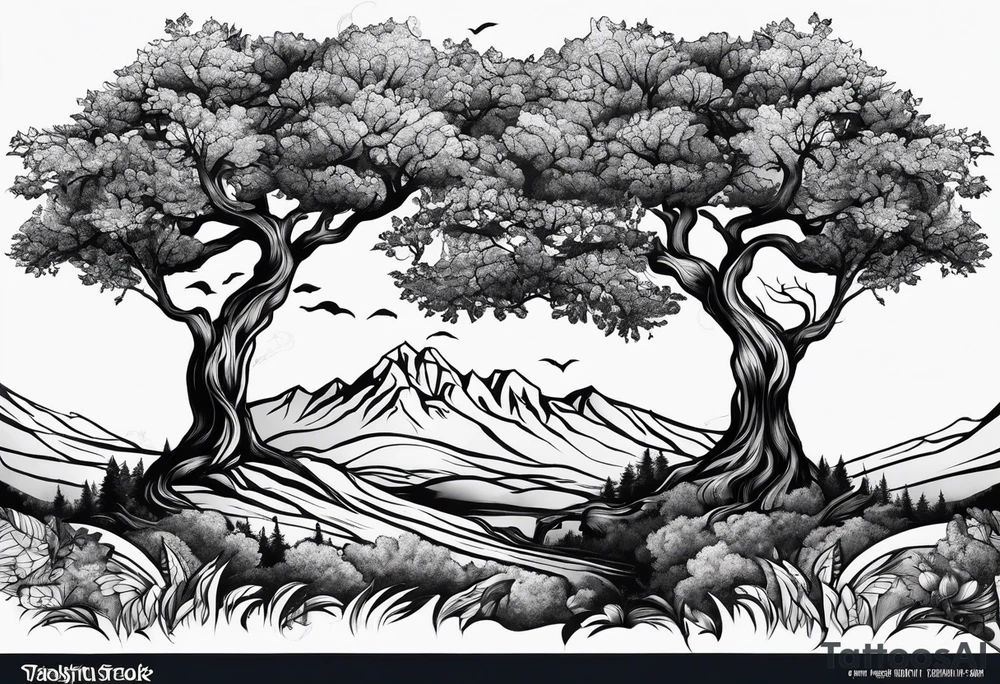 tree tattoo idea