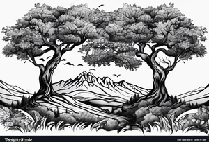 tree tattoo idea