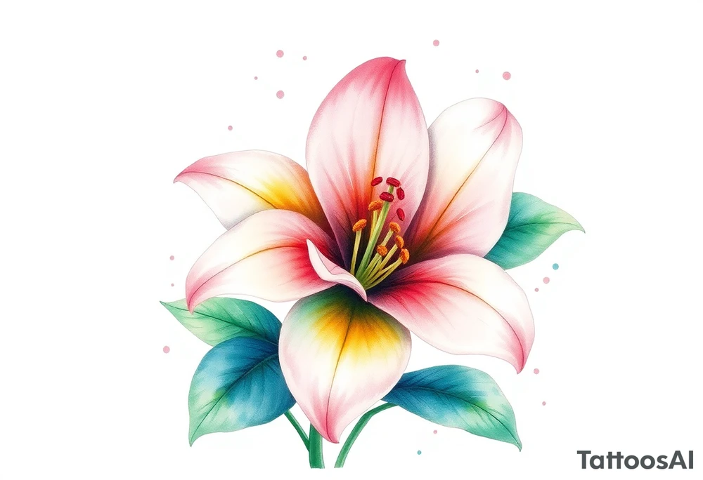 Flowering Lilly of the vally tattoo idea