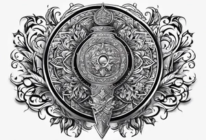 Zulfiqar sword tattoo idea