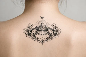 Symbol for strength and getting through hard times tattoo idea