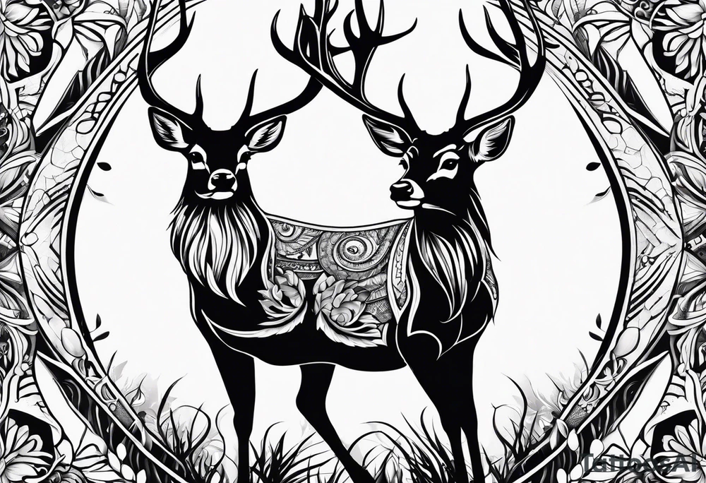 deer, tattoo idea