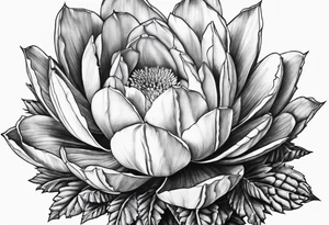 Fênix com cactos tattoo idea