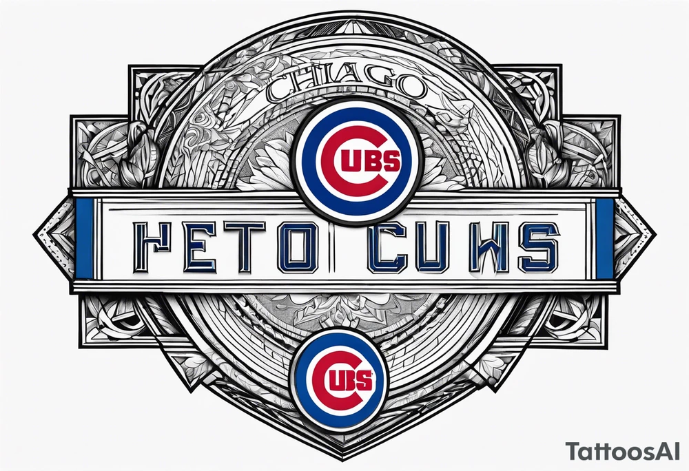 Chicago Cubs W tattoo idea