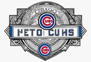 Chicago Cubs W tattoo idea