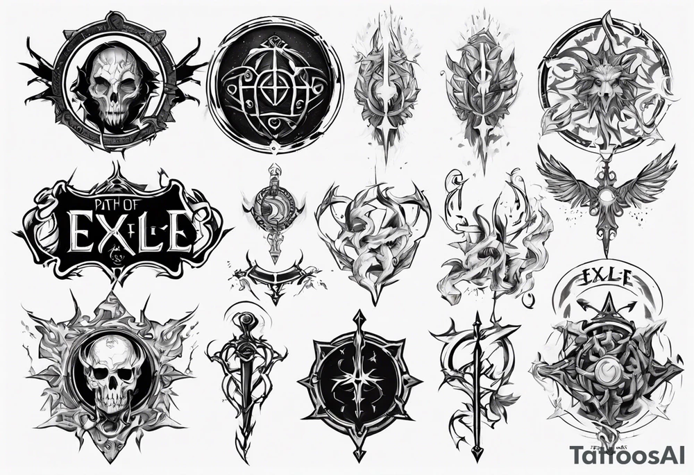 path of exile tattoo idea