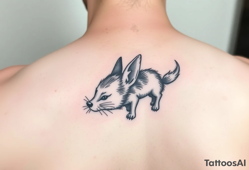 Leśny with snufkin form tattoo idea