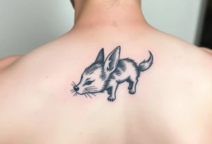 Leśny with snufkin form tattoo idea