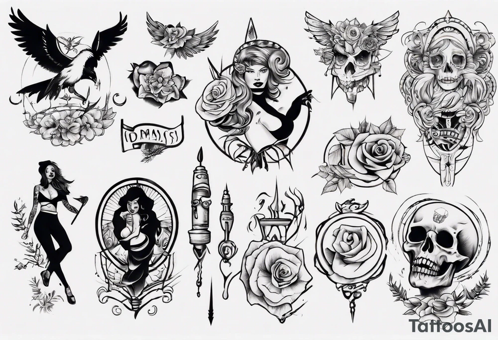 Female tattoo idea