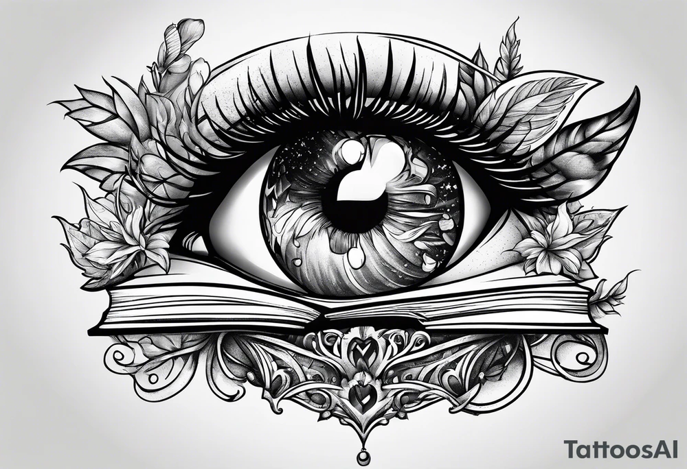 Book lover tattoo idea