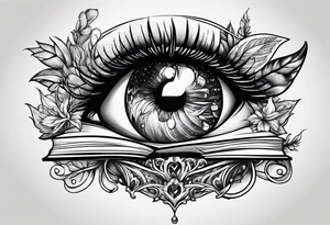 Book lover tattoo idea