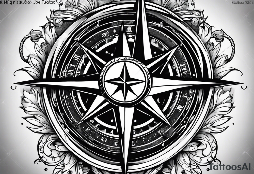 Compass mind compass tattoo idea