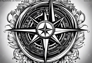 Compass mind compass tattoo idea
