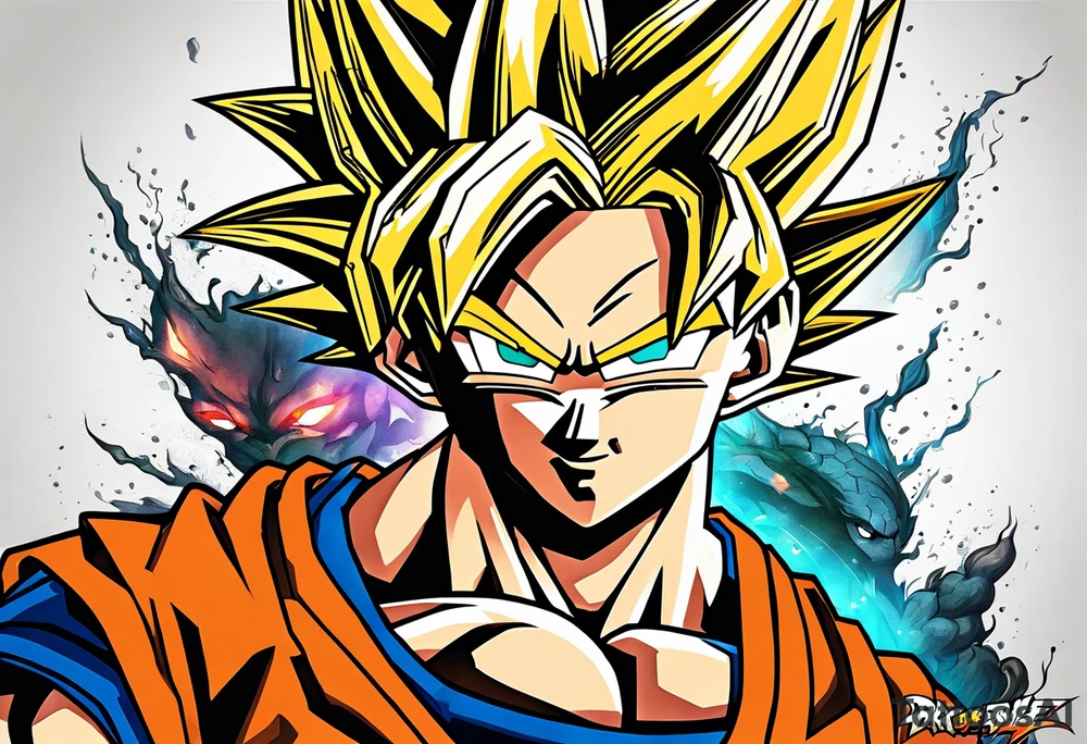 dragon ball tattoo idea