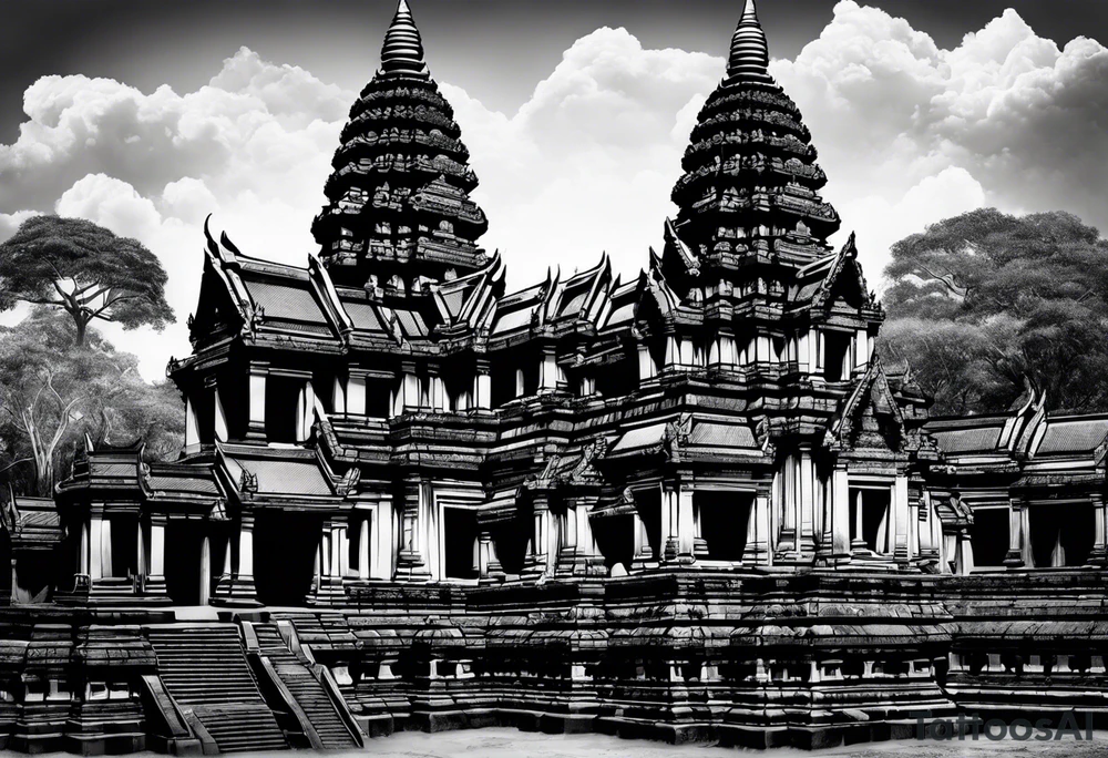 angkor wat tattoo idea