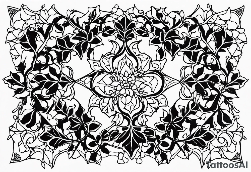 ivy, ants, tattoo idea