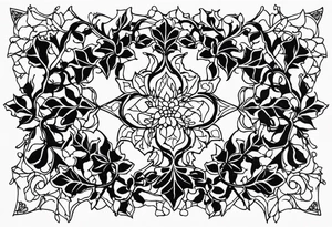 ivy, ants, tattoo idea