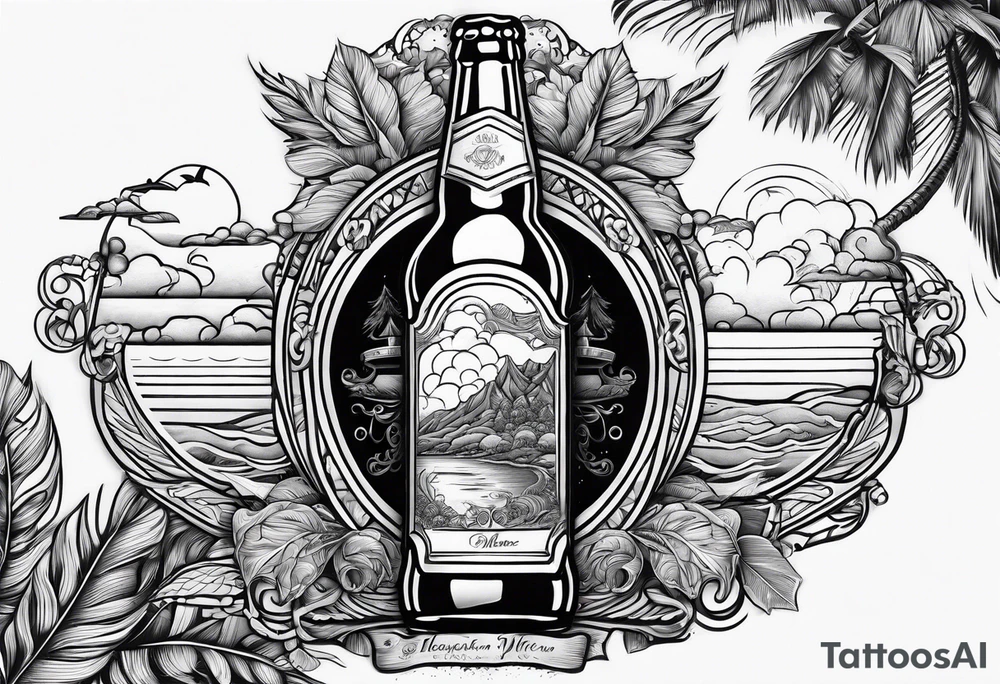 Heavenly Beach View
Beer in Hand tattoo idea