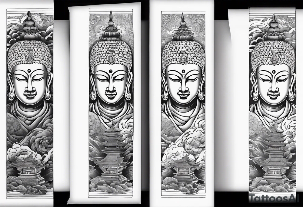 Buddism forearm tattoo tattoo idea