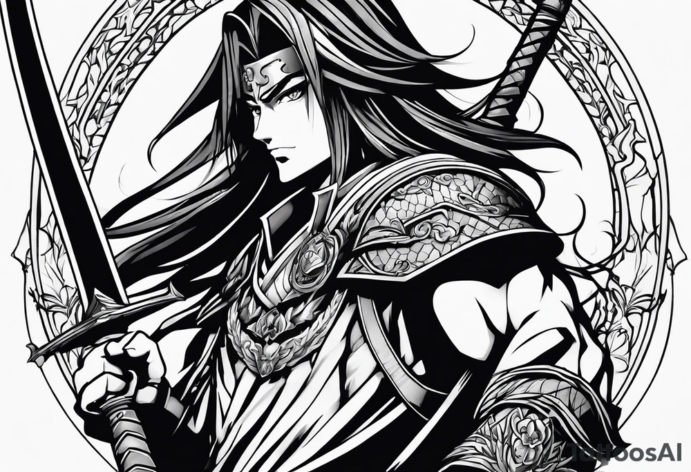 demonslayer anime tattoo idea