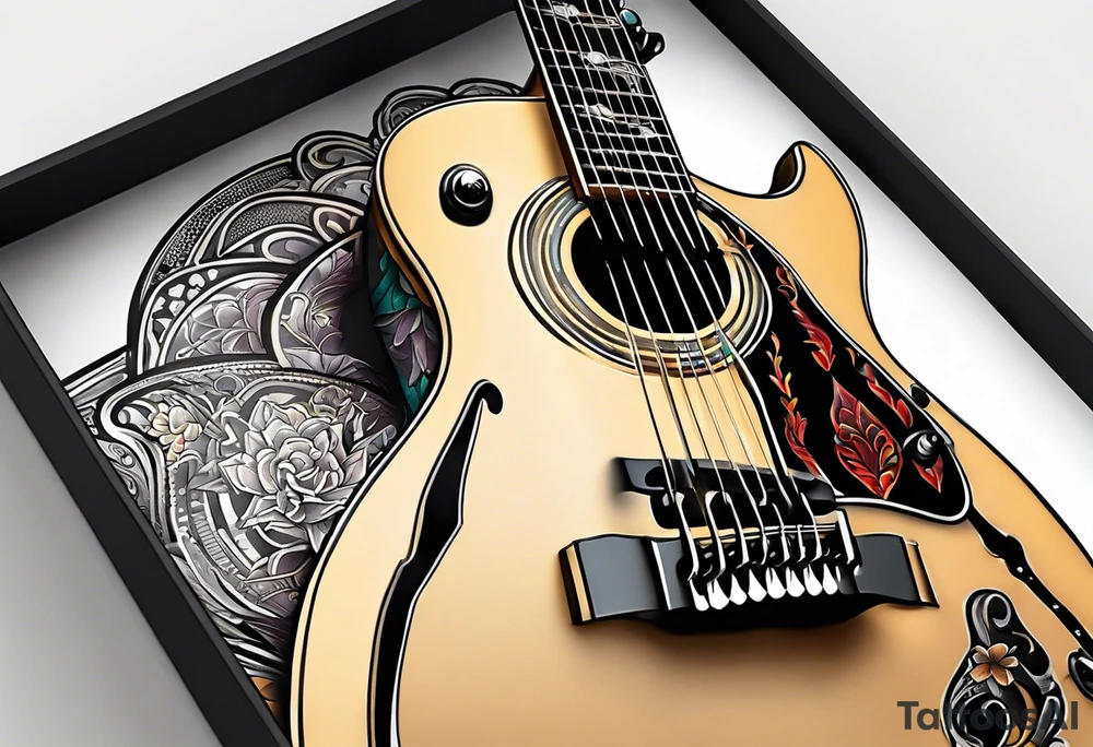 Guitar tattoo idea