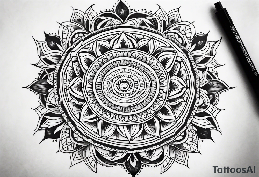 Mandala tattoo idea