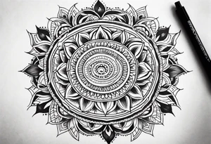 Mandala tattoo idea