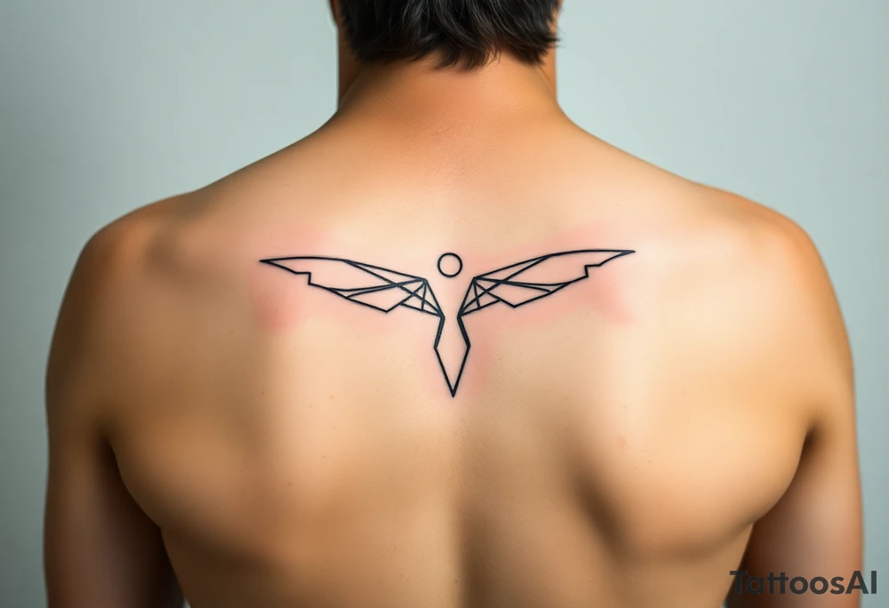 A minimalist and symbolic tattoo representing self-discovery, freedom, and acceptance. Incorporate flowing silhouettes, abstract lines, or interconnected shapes that evoke a sense of unity, growth, and emotional strength. Keep the design elegant, modern, and deeply meaningful. tattoo idea