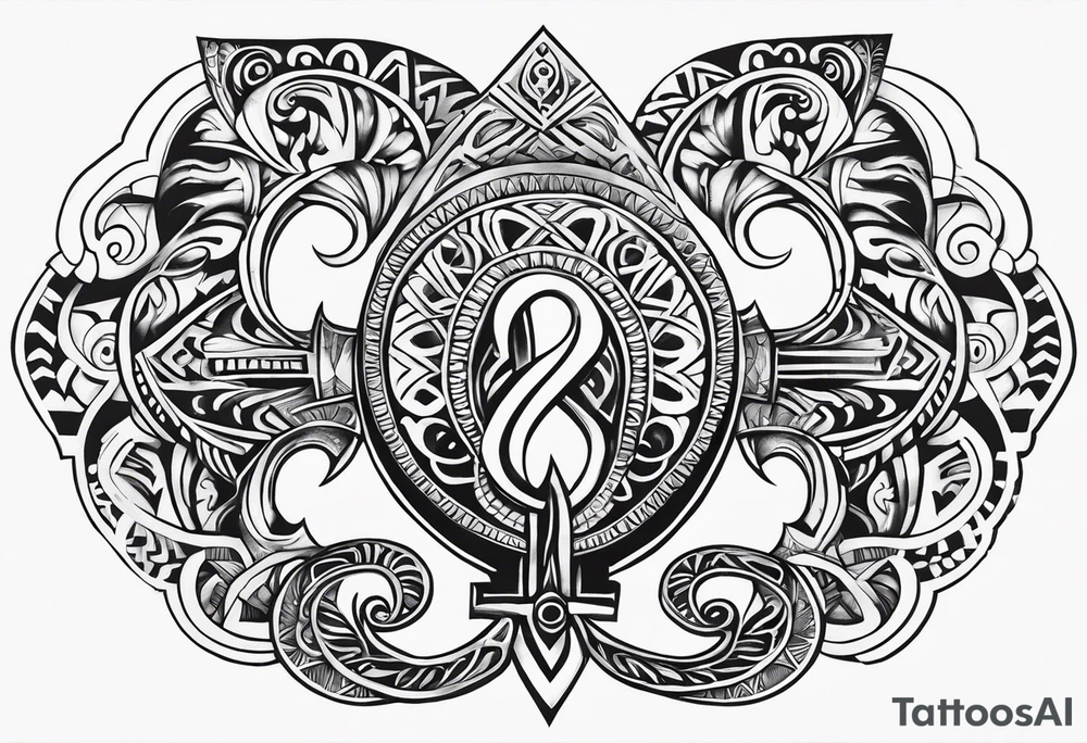 ankh, maori tattoo idea