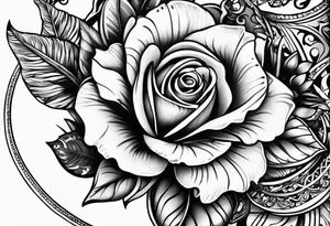 draw a tattoo design, a bracelet that can be tattooed on your wrist tattoo idea
