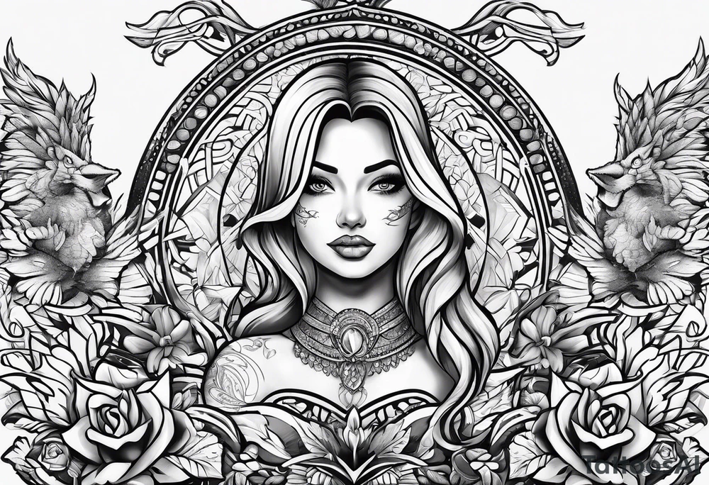 Unbreakable bond, family of five tattoo idea