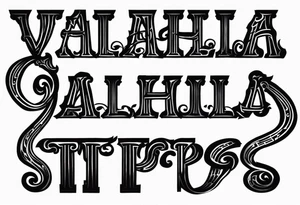 Valhalla steps
 pillars fog tattoo idea