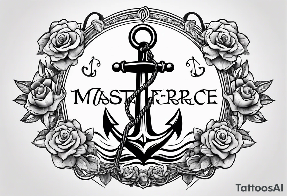 Anchor tattoo idea