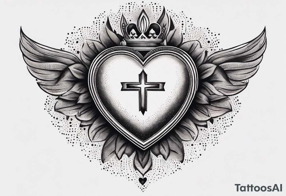 sacred heart tattoo idea