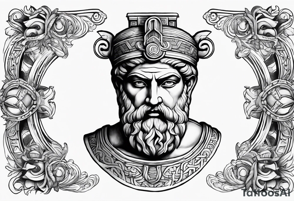 gods Greek tattoo idea